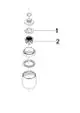 DORNBRACHT Brause für Spülbrausen ERSATZTEILE 90120802001 D. 26 x 32 mm, 27-30 l/min. Chrom, 90120802001-00 Galeriebild 2